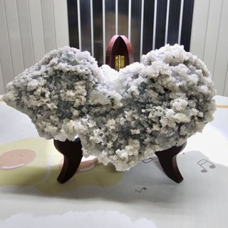 🫧奇幻世界能量水晶🫧 意象水晶花 共生方解石 方解石 水晶花 原礦擺件