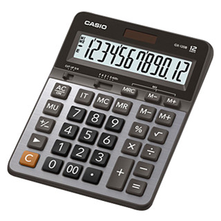 CASIO 卡西歐 GX-120B 商用計算機 大螢幕 12位數 雙電源 利潤率 記憶鍵 項計算 GX-120