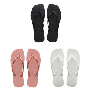 Havaianas哈瓦仕 Slim Square 方形 素色 女鞋 拖鞋 夾腳拖 共3色