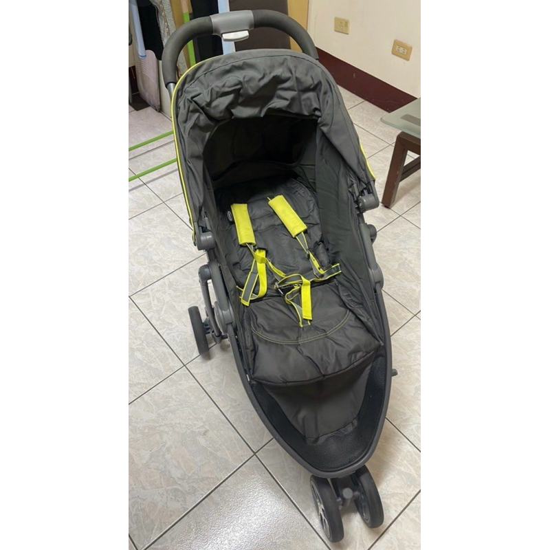 全新盒裝GRACO EVO mini 大車輪 戰車 嬰兒推車（灰色）