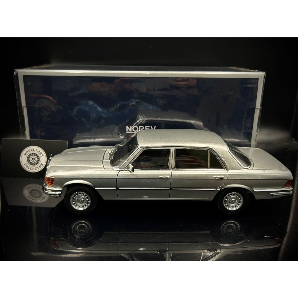 【收藏模人】Norev Mercedes-Benz 450sel 6.9 W116 1979 銀色 1:18 1/18