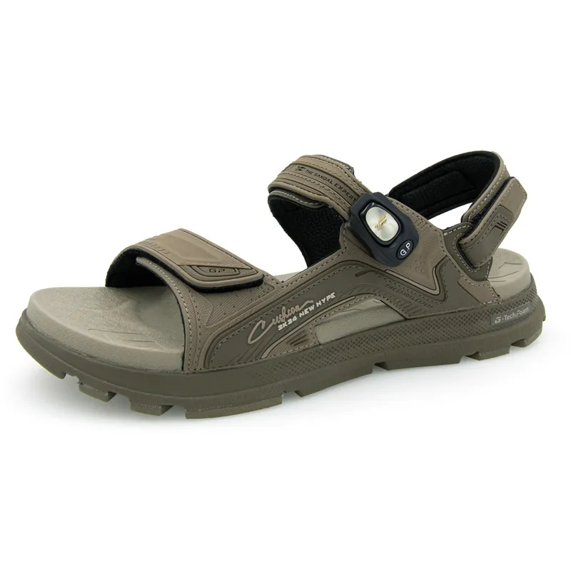 [鸚鵡鞋鋪]GP 男款G-tech Foam可涉水舒適機能磁扣高彈涼鞋(G9592M-61)棕