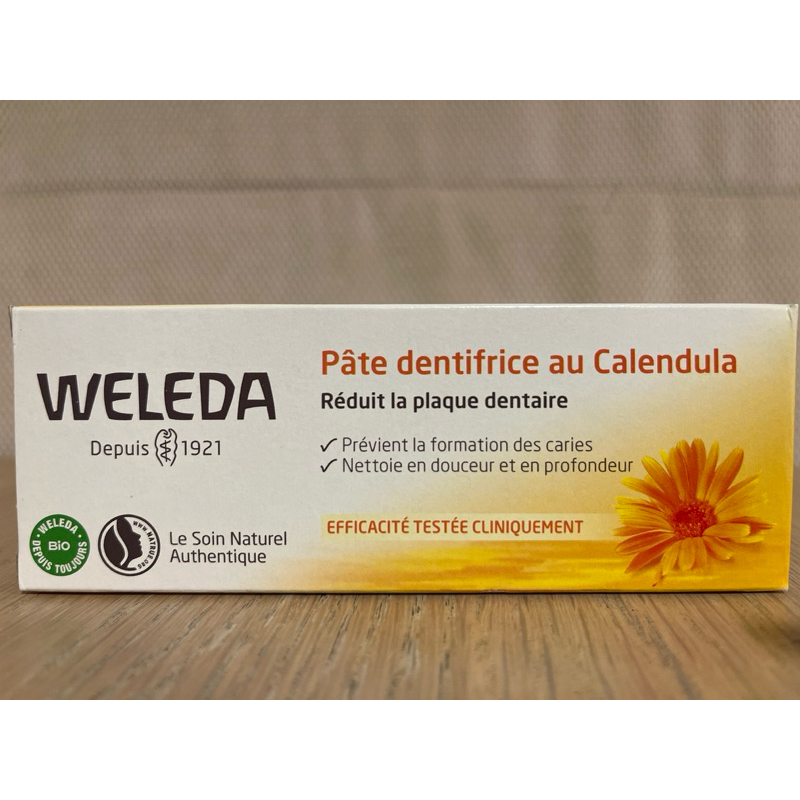 Weleda 薇雷德 天然金盞花順勢成人護理牙膏