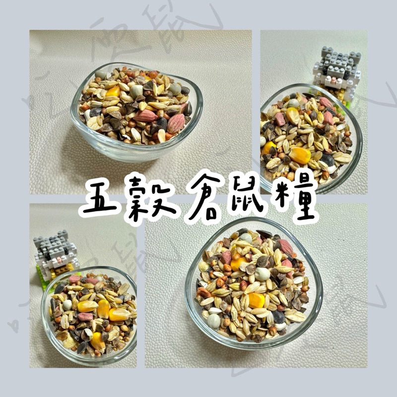 『吃零鼠』現貨 下單送贈品！五穀倉鼠糧 果蔬倉鼠糧 磨牙飼料 主糧 配糧 拌糧 分裝 獎勵 鼠食