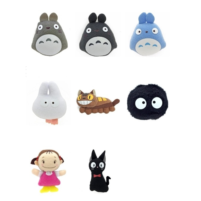 ⭐ 吉卜力 現貨 ⭐ 宮崎駿 大龍貓/中龍貓/小龍貓/龍貓公車/小梅/吉吉/小黑炭 布面玩偶 迷你磁鐵