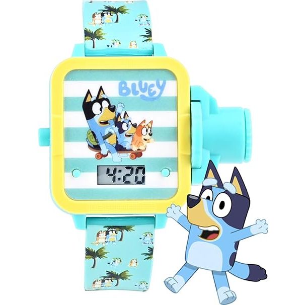 【Toy Fun】現貨*美國購回正品 妙妙犬 布麗 bluey 投影 數字 兒童 手錶