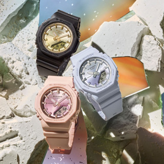 【CASIO】G-SHOCK WOMEN GMA-P2100 光澤漸層系列 暢銷雙顯款/40mm/公司貨【第一鐘錶】