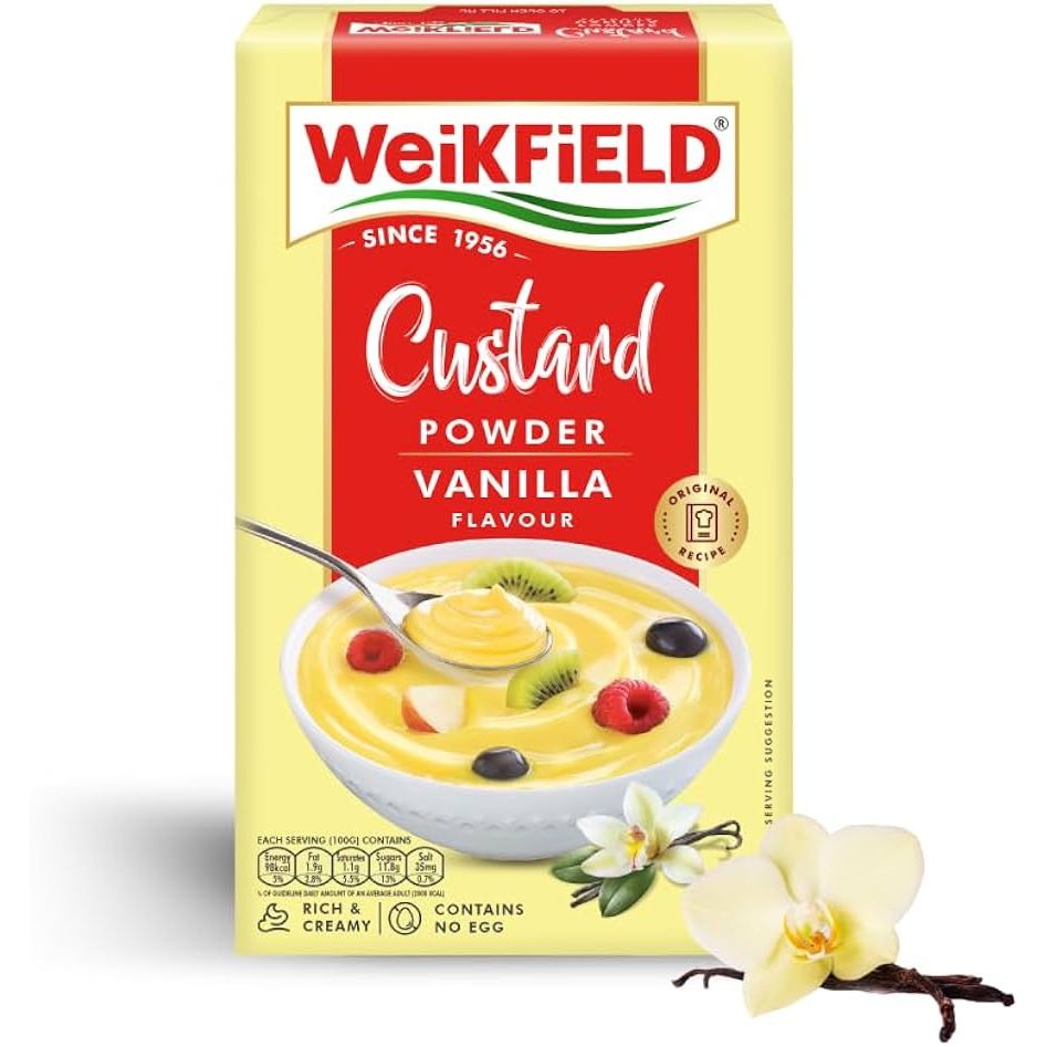 Weikfield 卡仕達粉 香草味卡士達粉 布丁粉 甜點粉 DIY 甜點 Custard Powder Vanilla