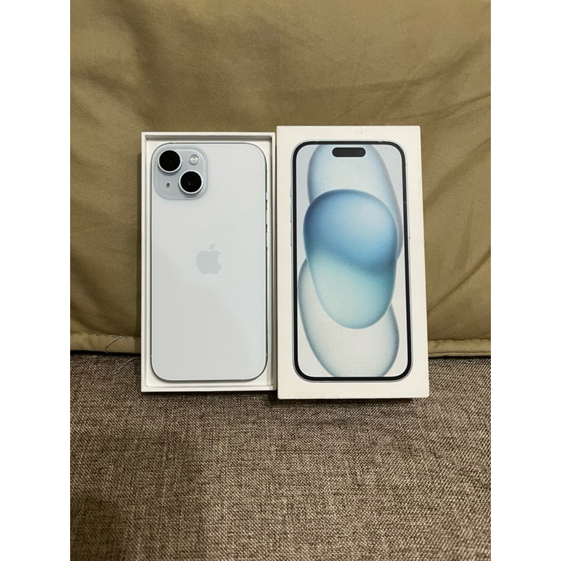 Apple IPhone15 128G藍色 二手9.9新 台北面交