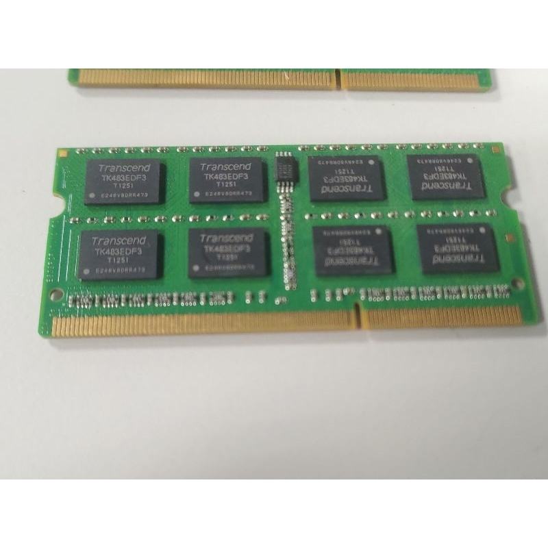 創見記憶體4G 2Rx8 DDR3 1333 SO Transcend筆電用