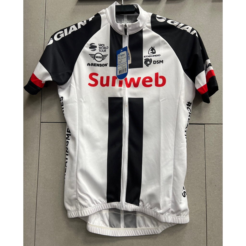 全新過季捷安特 GIANT TEAM SUNWEB 職業車隊複刻版 短袖車衣 S