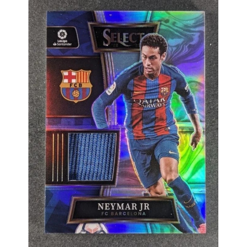 🔥折射 穿過的球衣🔥2022-23 Select 巴薩 Barcelona 內馬爾 Neymar 球員卡 球衣卡