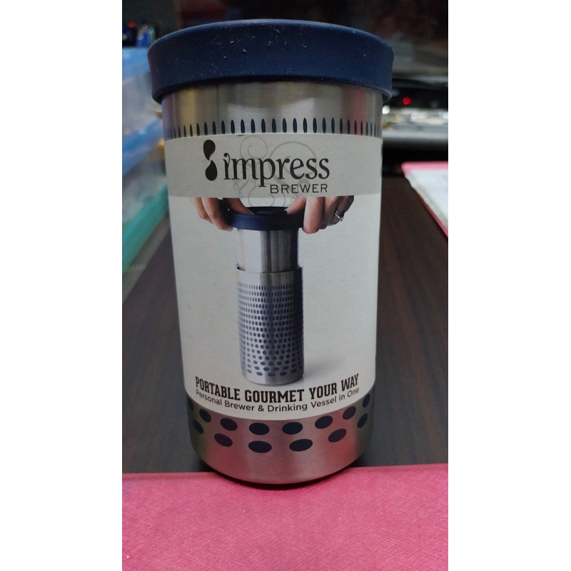 美國Impress Coffee Brewer 手沖咖啡保溫杯 隨行杯 濾壓式手沖咖啡