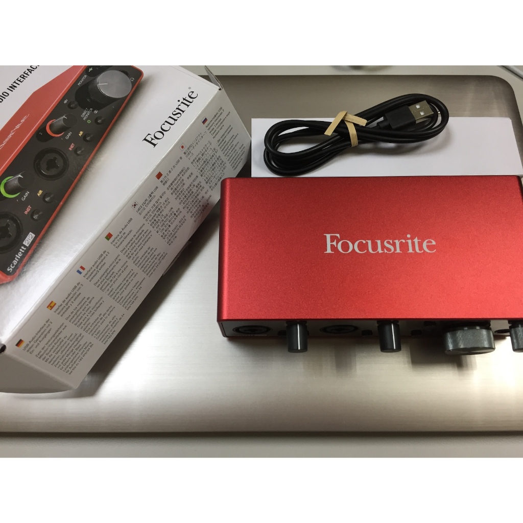 【九成新】Focusrite Scarlett 2i2 3rd Gen 第三代 錄音介面 支援 USB-C