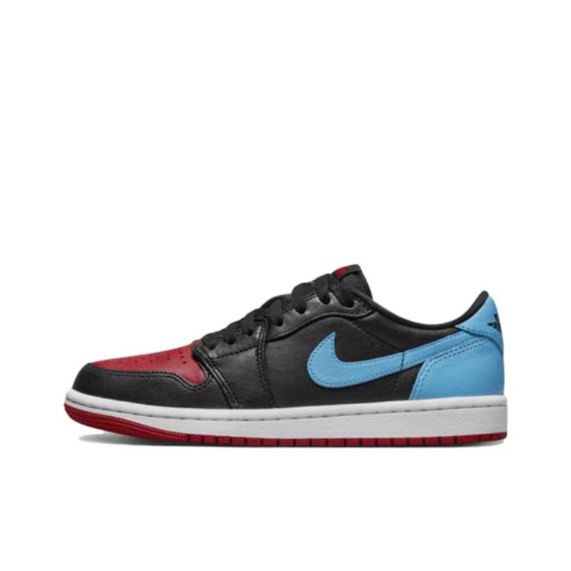 NIKE籃球鞋WMNS AIR JORDAN 1 RETRO LOW OG女CZ0775046黑藍粉 現貨