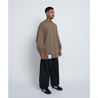 【「 」yinhao】BLACK LABEL ｜Double Collar Sweatshirt