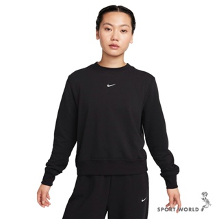 Nike 長袖上衣 女裝 排汗 黑【運動世界】FB5126-010