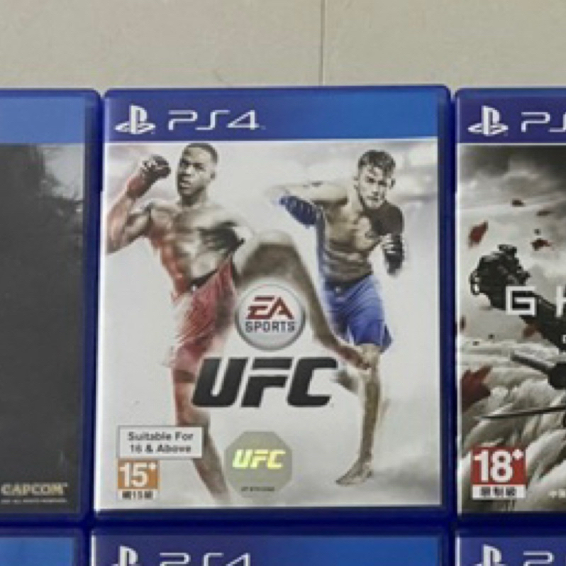 PS4 遊戲片 二手 惡靈古堡8 UFC 終極格鬥王