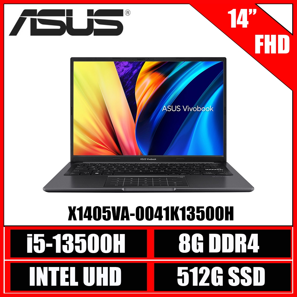 ASUS VivoBook 14 X1405VA-0041K13500H 搖滾黑