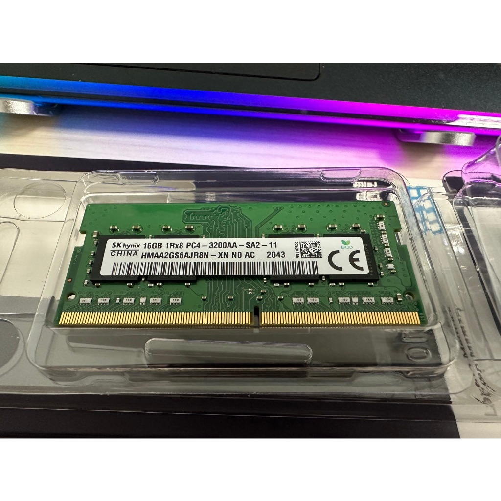二手 記憶體RAM DDR4 3200 16G*2  筆電版