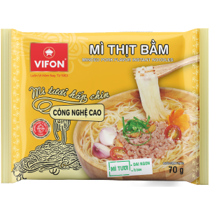 Mì Ăn Liền VIFON Vị Thịt Bằm (Gói 70g) 越南 味豐 泡麵 碎肉風味
