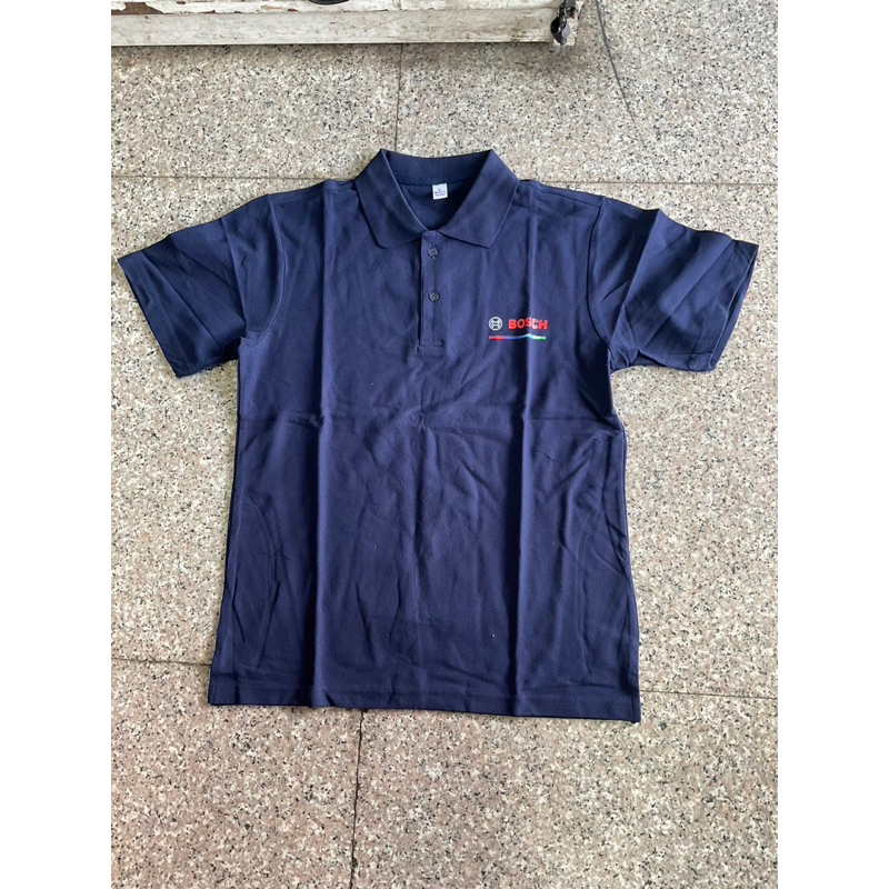 BOSCH 1619C16MXL有領 衣服 沒口袋 深藍色