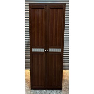 【樂居二手傢俱】臺中全新中古傢俱家電我最便宜 B040109BJJE*胡桃色單人衣櫃*衣櫃 書架 原木實木櫥櫃臺北新竹南