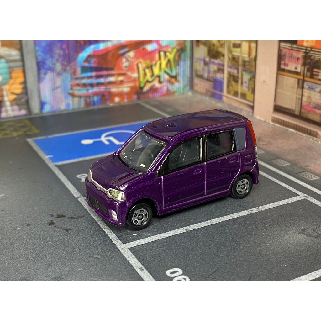 TOMICA-A17-無盒戰損-大發 MOVE- 深紫色