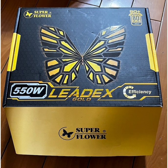 九成新~振華 冰山金蝶 LEADEX 550W 550瓦 80+ 金牌 全模組 日系電容 SF-550F14MG