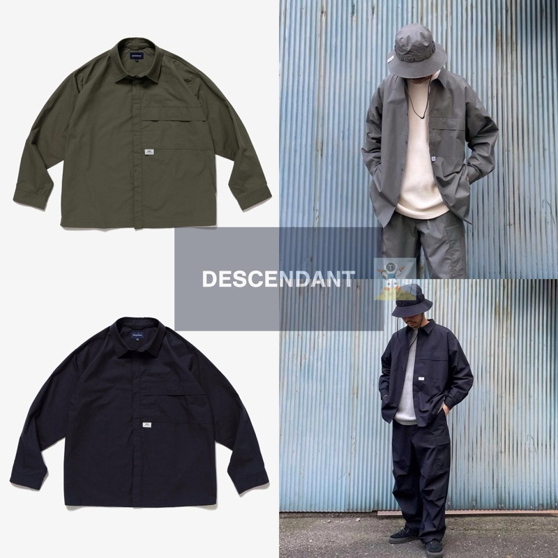 トップス DESCENDANT DWU Gather Weather LS SHIRTS トップス DESCENDANT DWU Gather Weather LS SHIRTS DESCENDANT