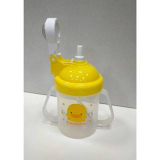 黃色小鴨 彈跳 吸管 PP 練習杯 彈跳練習杯 學習杯 250ml <處理無盒>