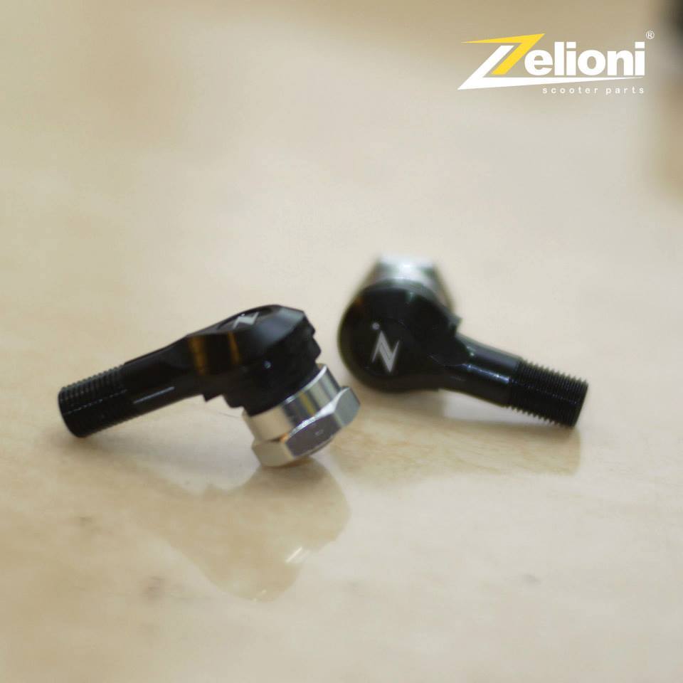 Zelioni CNC 鋁合金 氣嘴 斜角 輪框 氣嘴蓋 偉士牌
