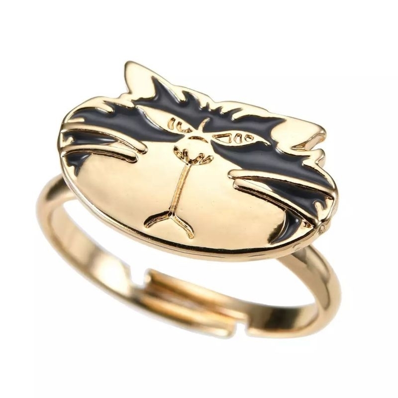 現貨！日本代購 迪士尼 魯斯佛 Lucifer 壞貓咪 灰姑娘 壞貓 戒指 飾品