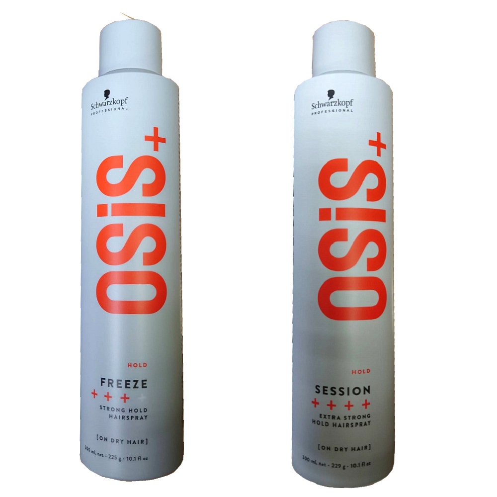 Schwarzkopf專業OSIS+頭髮定型噴霧-原黑色特強3號~2號急凍500ml/300ml