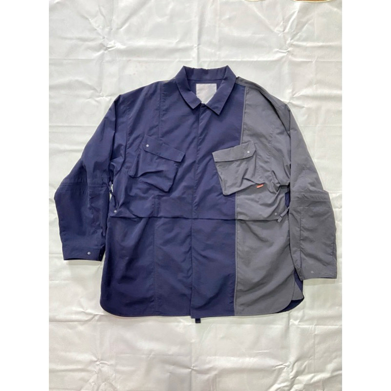 Goopi R3-LS “AXLES” 3-D Long Shirt Navy 襯衫 外套 3號