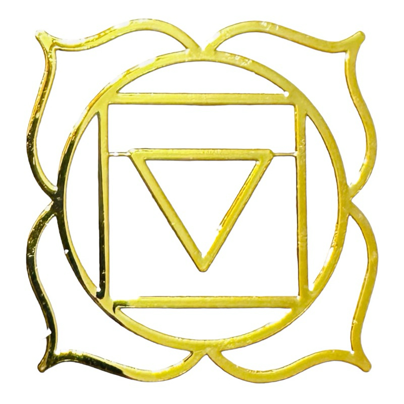 海底輪 七脈輪 3cm 神聖幾何 金屬貼片 銅合金 能量符號 冥想 磁場 靈性提升轉化 奧剛 金字塔 材料 居家佈置