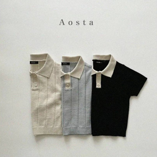 Aosta 針織polo衫｜男童上衣 寶寶上衣 嬰兒上衣 兒童上衣 兒童衣服 寶寶衣服 嬰兒衣服 韓國童裝