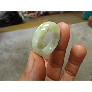 《藍金寶石》→天然高冰芙蓉種緬甸翡翠玉戒指→A347