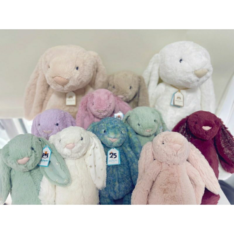 ✨代購✨英國jellycat可愛兔子玩偶 安撫娃娃 兔兔新生兒禮物 (18cm /31cm/36cm) 保證正品