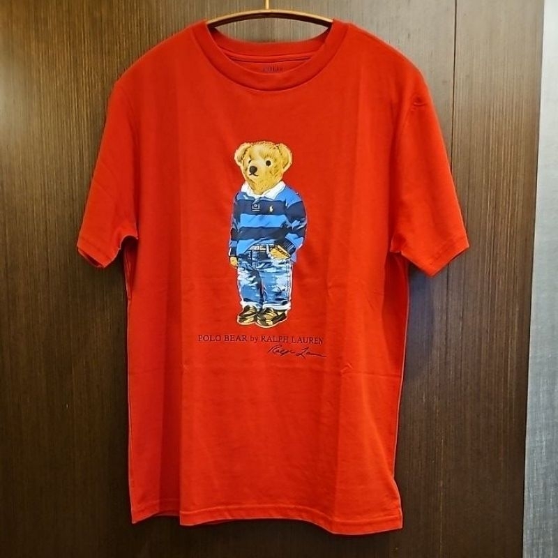 🔥POLO RALPH LAUREN 紅底小熊 圓領棉質短袖T-shirt