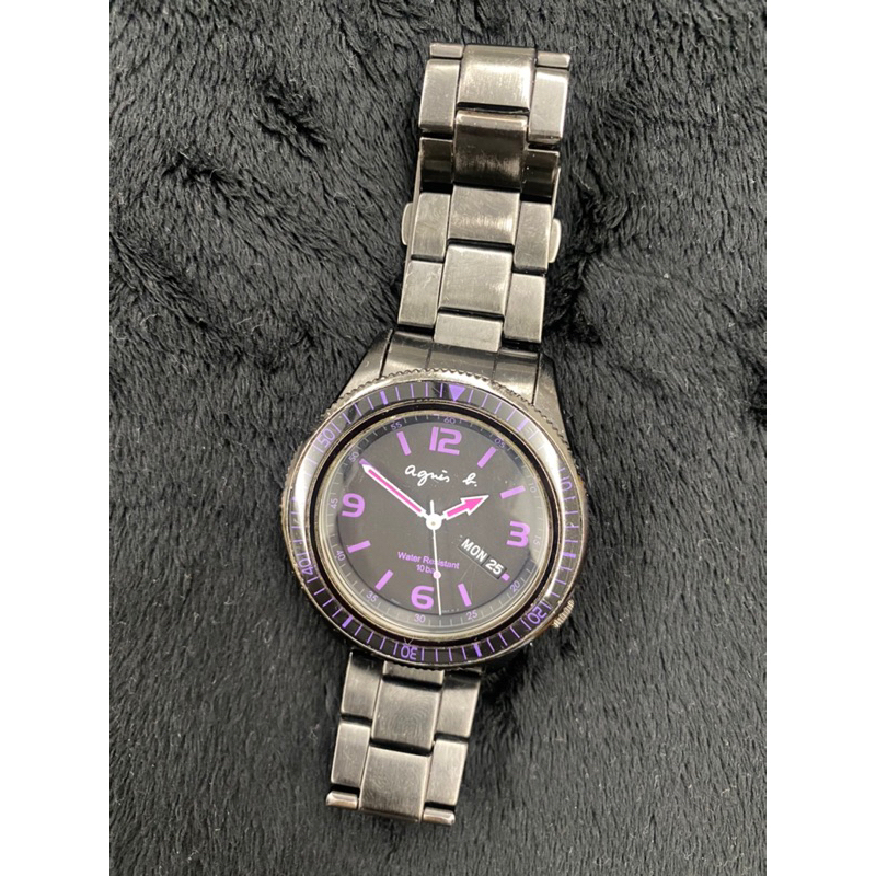 agnes b. 手錶 紫色 二手