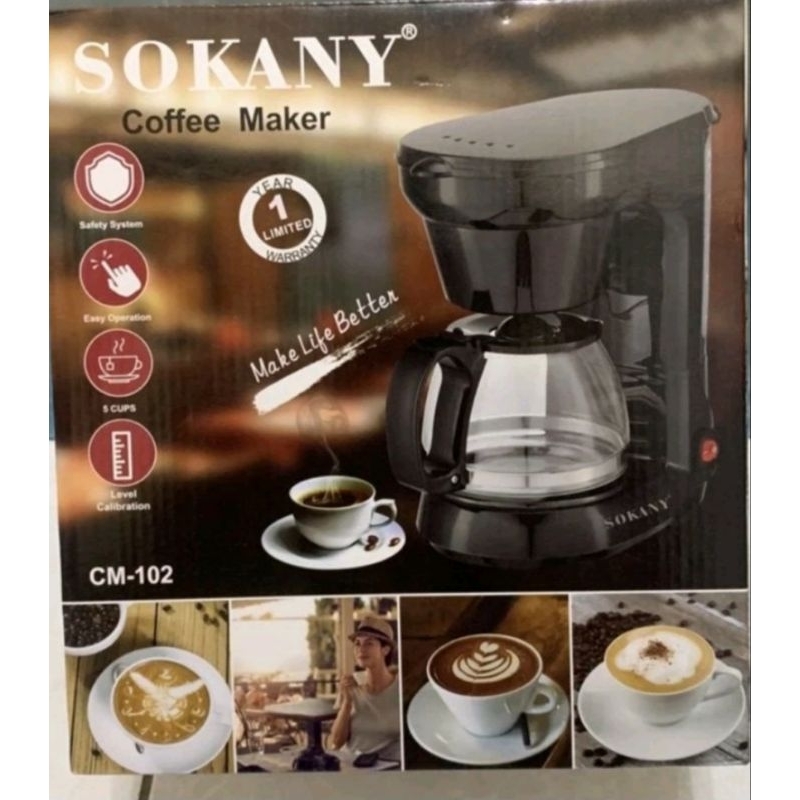 SOKANY咖啡機CM-102