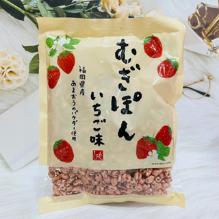 日本 MOHEJI 草莓風味 爆小麥零食 70g 福岡草莓 還有咖啡風味喔！
