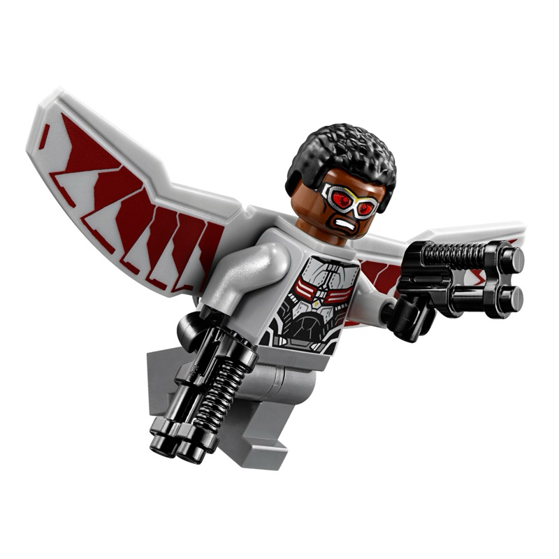LEGO 樂高 76050 獵鷹 含手持雙槍 單人偶 全新品, 漫威 復仇者聯盟
