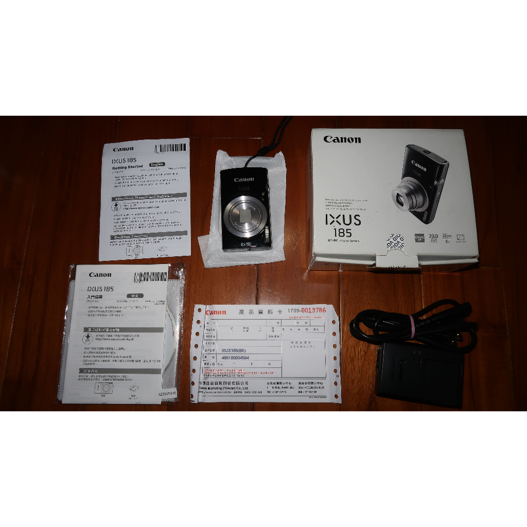 黑色 Canon Ixus 185 相機 CCD 數位相機 盒裝 冷白皮 小紅書