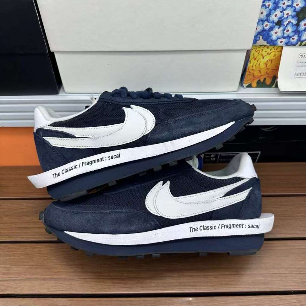 《二手寄賣》藤原浩 x Sacai x Nike 白藍 US9 有原盒 鞋況很好