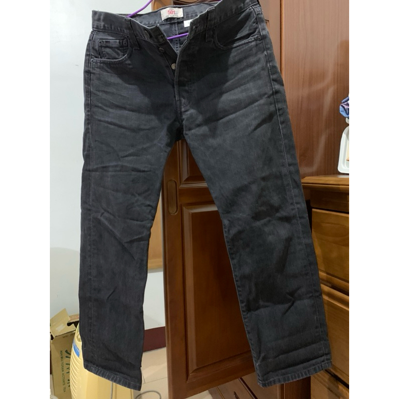 二手 Levi’s Levis 501 黑色 W30L30 經典排扣