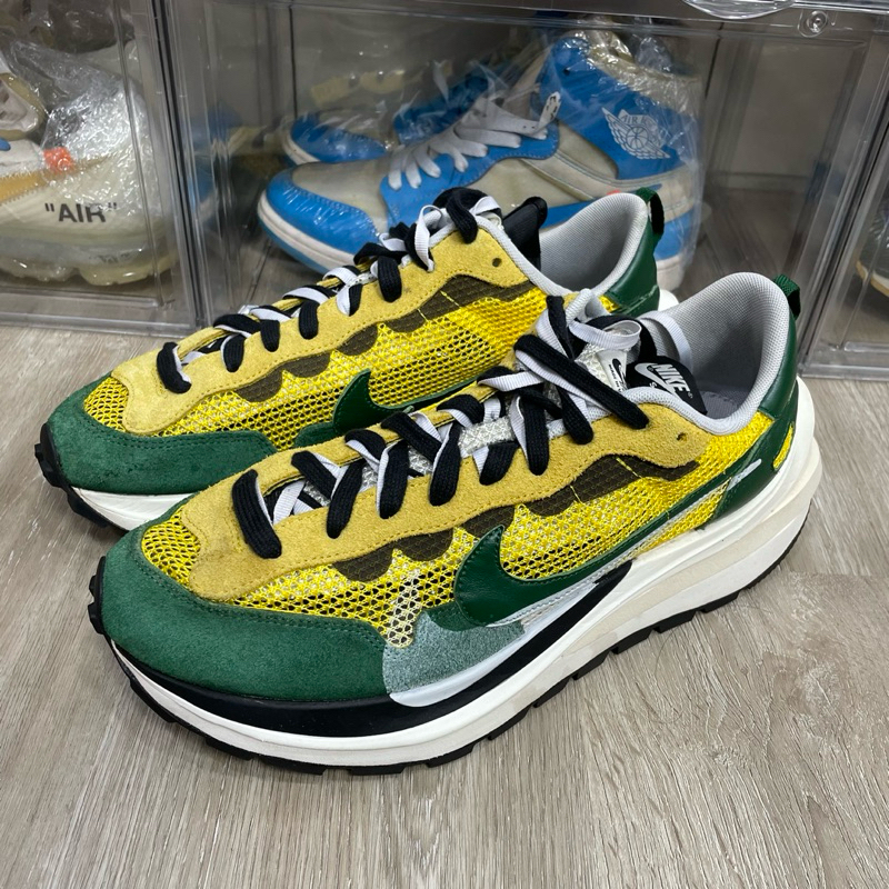 《二手現貨》Sacai x Nike 黃綠 US11 原盒配件齊 鞋況很好