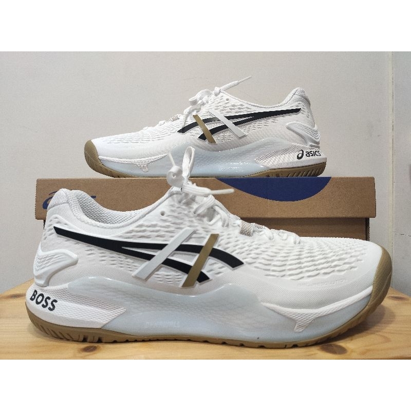 asics GEL-RESOLUTION 9 精品品牌BOSS聯名 網球鞋 1041A453-100