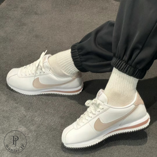 【JP免運】Nike Cortez 女鞋 白 奶茶色 休閒鞋 復古 皮革 阿甘鞋 女鞋 白棕 DN1791-105